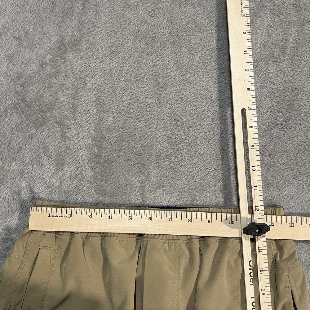 Freeballers Shorts Mens Medium Khaki Tan Lined Athletic Performance Zip Pocket - Picture 9 of 10